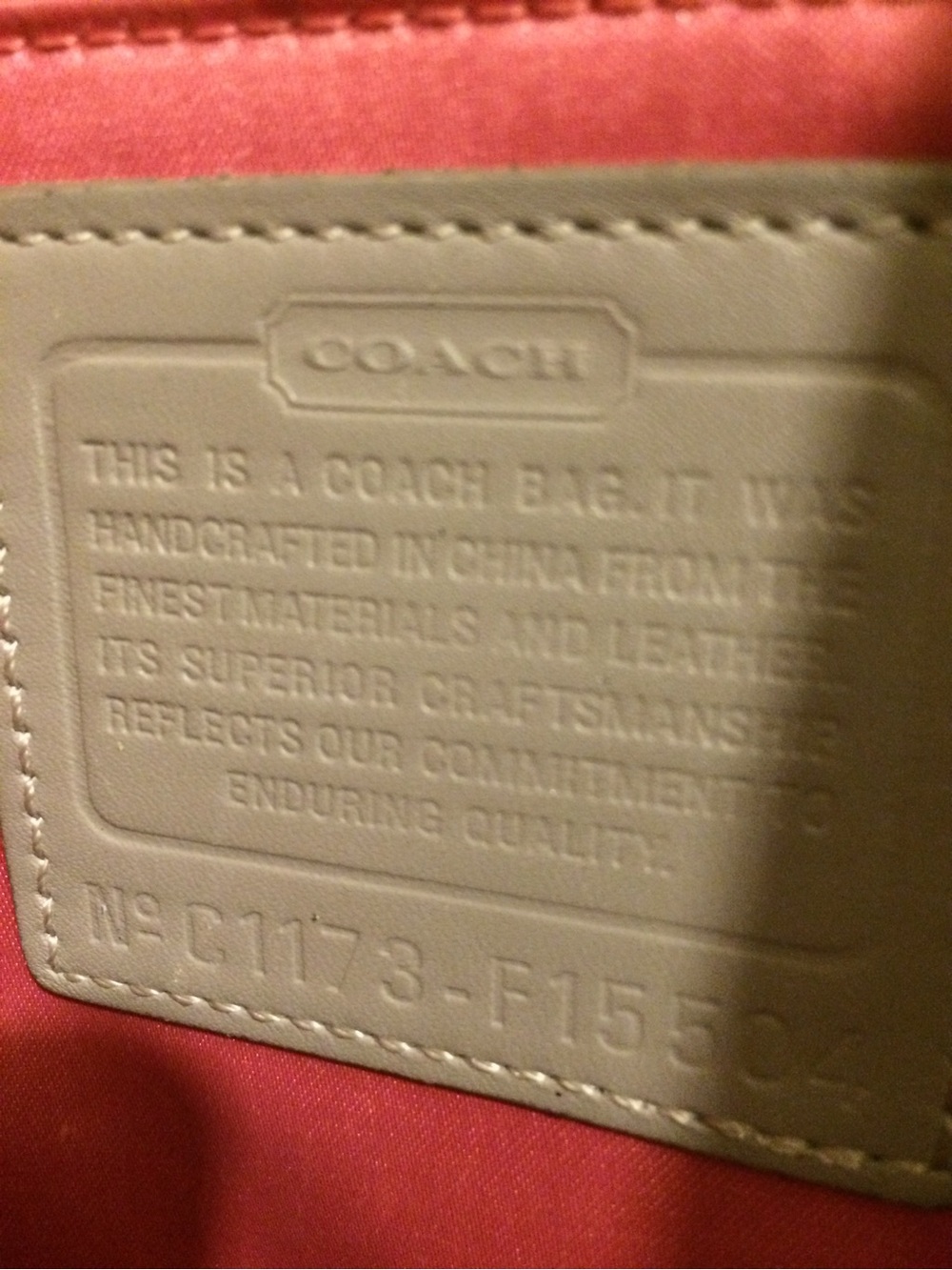 RARE VINTAGE COACH **PURSE + WALLET+** Pink, Gray & Cream Signature Circle - Picture 3 of 5